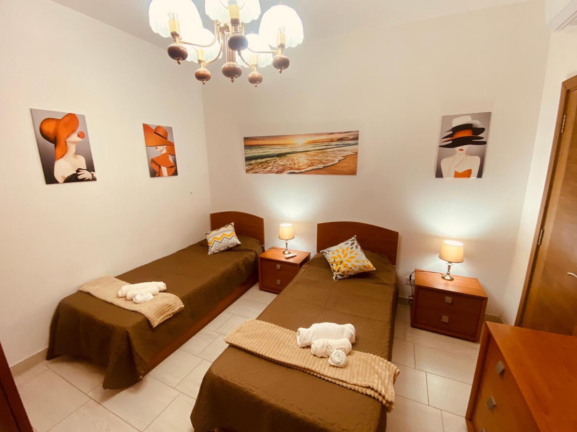 Bugibba Central Modern Apartment San Pawl il-Baħar Eksteriør bilde